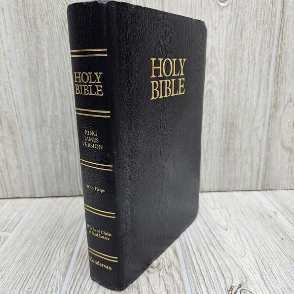 The Holy Bible Authorized KJV Zondervan 1962 Simplified Helps for Bible Study - Picture 1 of 7